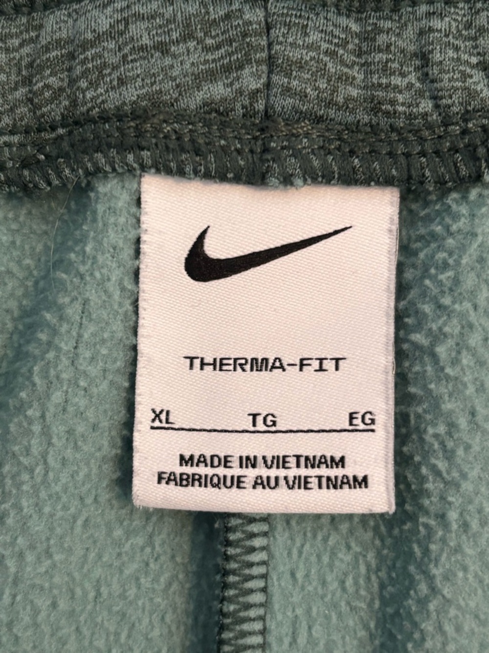 Nike Therma-FIT Sweatpants Boys XL Green Joggers Youth Athletic Pockets Cozy - Picture 5 of 8